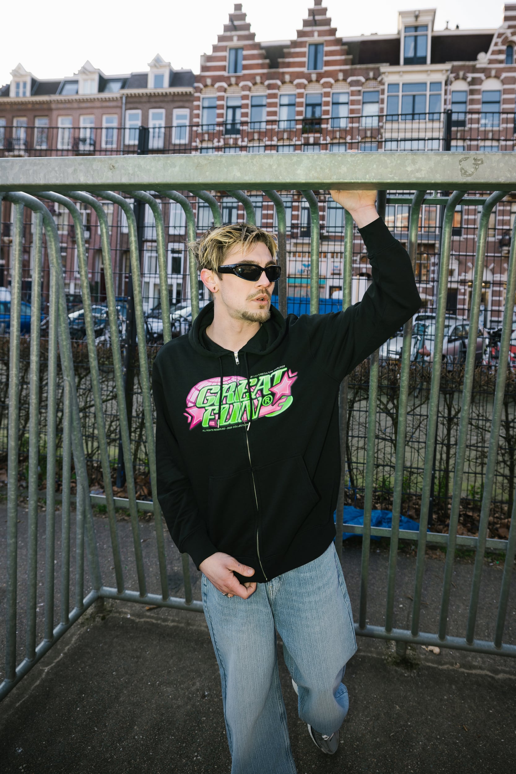 Great Fun zip hoodie