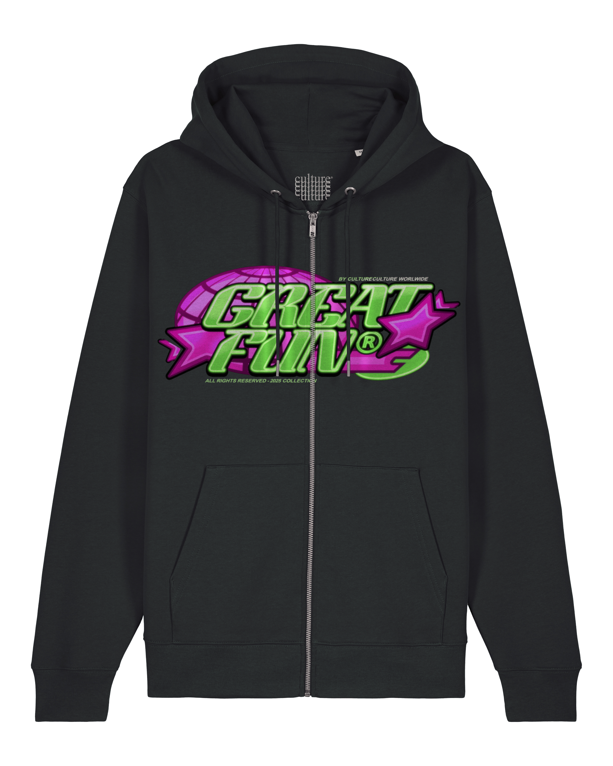 Great Fun zip hoodie