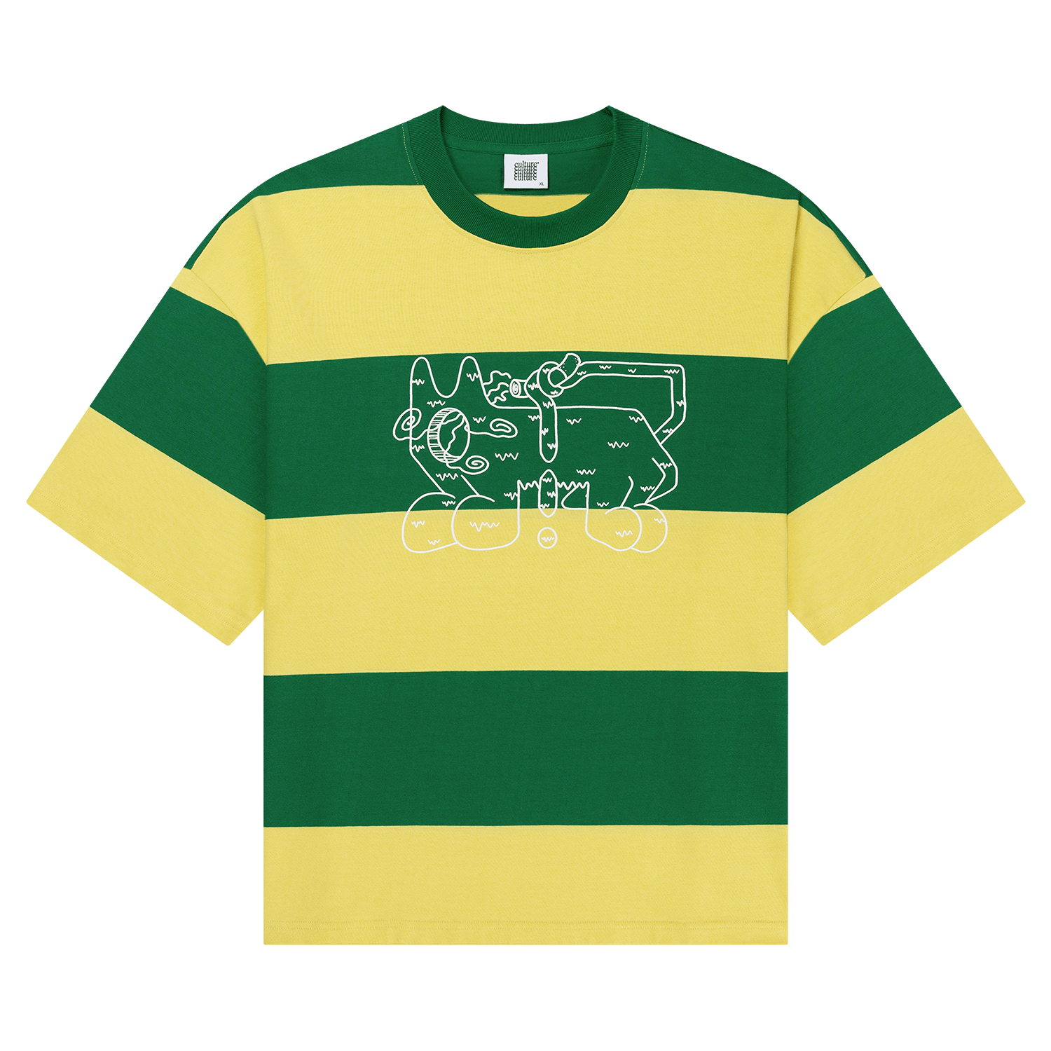 Smokey Cat striped t-shirt